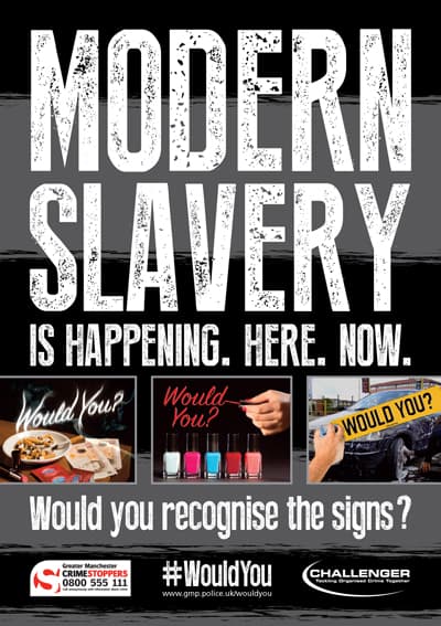Combat modern slavery